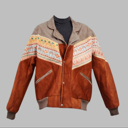 Zabazar Kilim Bomber Patchwork Jacket Patchwork Motifs pattern coat, Hand Quilted Sustainable jacket, Size L, Bomber Jacket, Upcycled vintage Jacket. 100% cotton one of a kind Original Zabazar Product.
