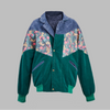 Jungle bomber jaxket green zabazar Bomber Jacket Green Jacket description Patchwork Aztec Navajo jacket, Hand Quilted Sustainable Jacket, Size XL , Corduroy Bomber Jacket, Upcycled Aztec Jacket. 100% cotton