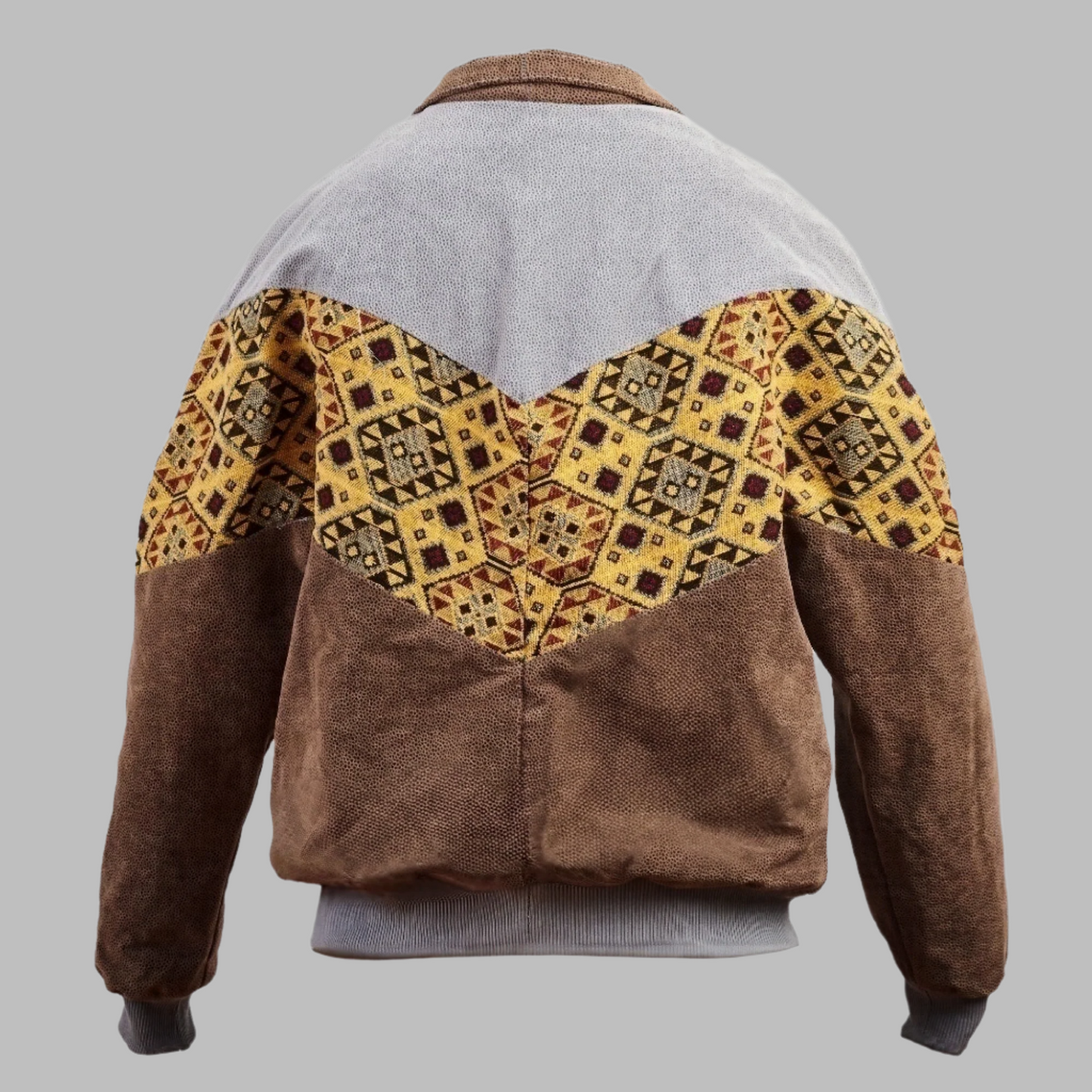 Zabazar Kilim Bomber Patchwork Jacket Patchwork Motifs pattern coat, Hand Quilted Sustainable jacket, Size L, Bomber Jacket, Upcycled vintage Jacket. 100% cotton one of a kind Original Zabazar Product.