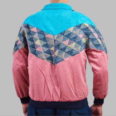 Kilim Bomber Patchwork Jacket Zabazar Jacket description Patchwork Kilim pattern jacket, Hand Quilted Sustainable Jacket, Size L , Bomber Jacket, Upcycled vintage Jacket. 100% cotton one of a kind Original Zabazar Product.
