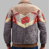 Kilim Bomber Patchwork Jacket Zabazar Jacket description Patchwork Kilim pattern jacket, Hand Quilted Sustainable Jacket, Size L , Bomber Jacket, Upcycled vintage Jacket. 100% cotton one of a kind Original Zabazar Product.