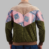Kilim Bomber Patchwork Jacket Zabazar Jacket description Patchwork Kilim pattern jacket, Hand Quilted Sustainable Jacket, Size L , Bomber Jacket, Upcycled vintage Jacket. 100% cotton one of a kind Original Zabazar Product.