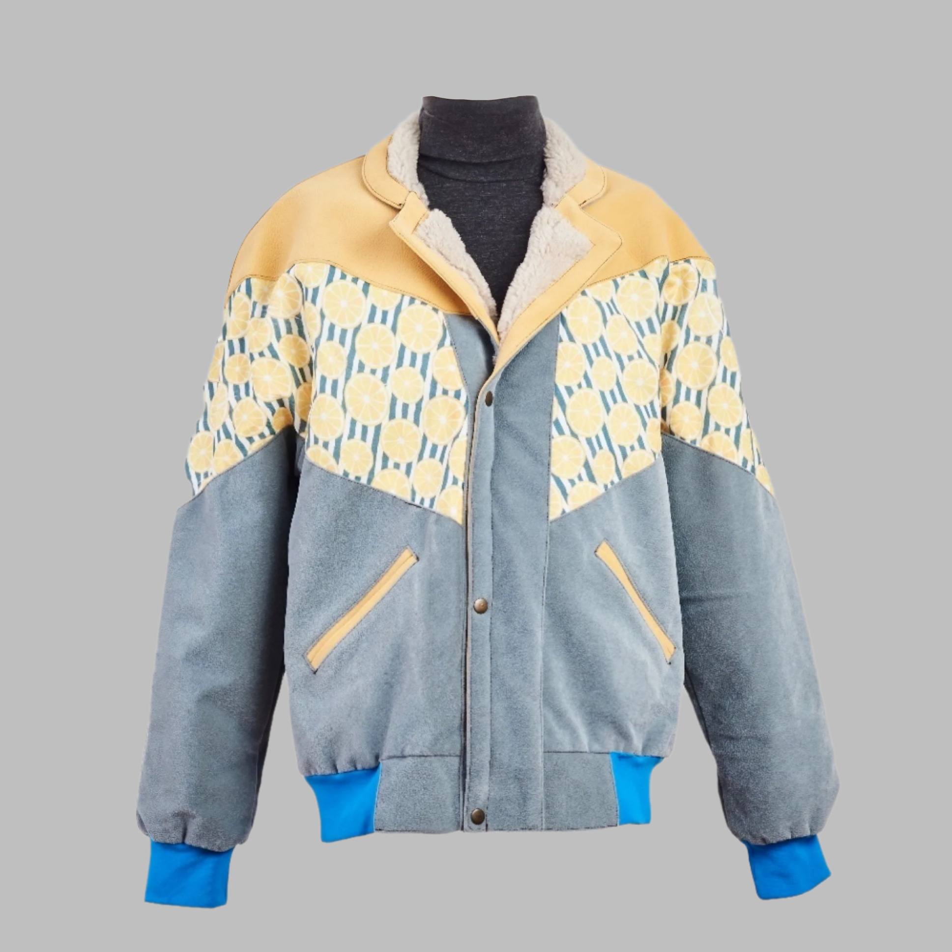 zabazar lemonz bomber jacket Jacket description Patchwork Aztec Navajo jacket, Hand Quilted Sustainable Jacket, Size L , Corduroy Bomber Jacket, Upcycled Aztec Jacket. 100% cotton Zabazar original one of a kind jackets aztec navajo retro 80's 90's coat