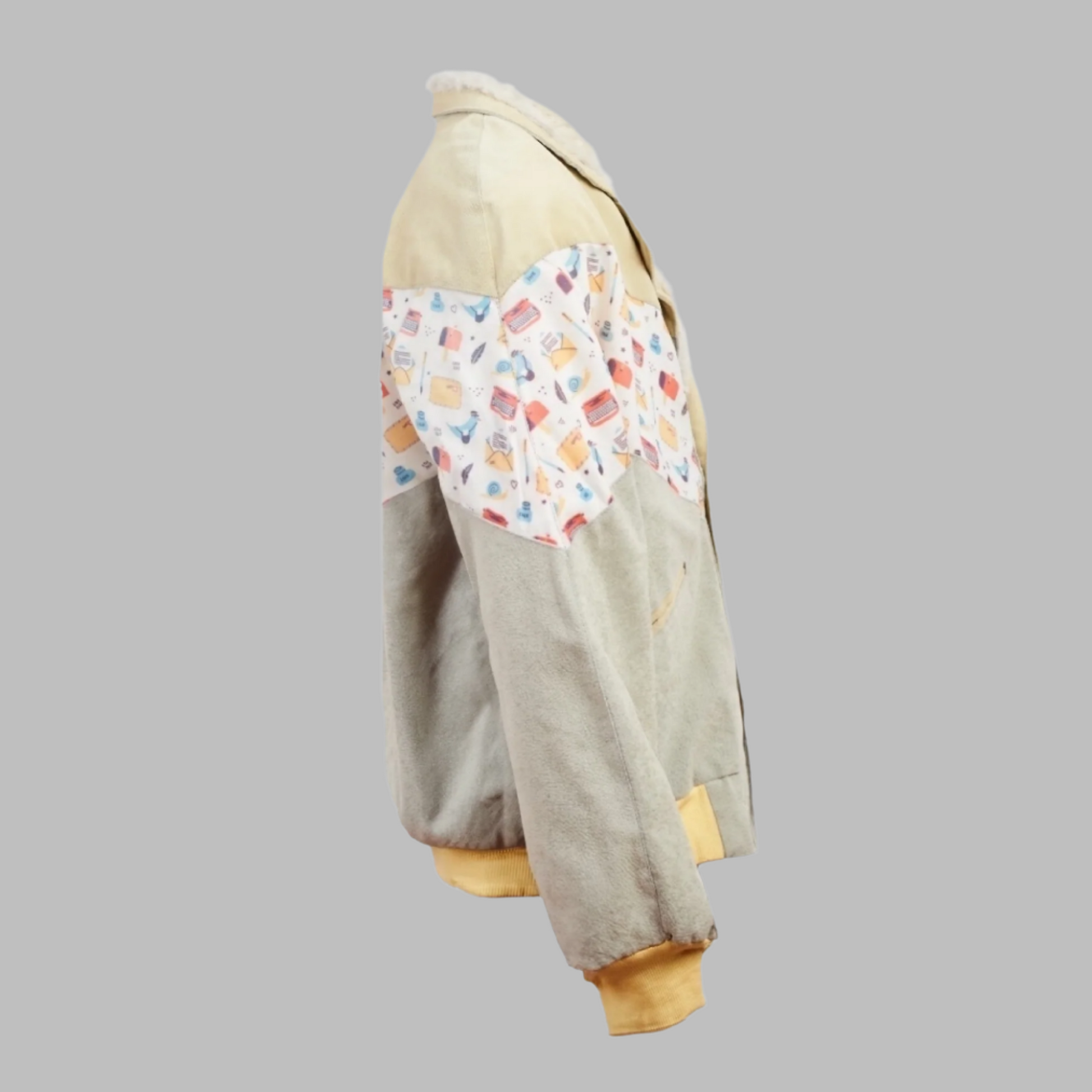 ps bomber jacket zabazar Jacket description Patchwork Aztec Navajo jacket, Hand Quilted Sustainable Jacket, Size L , Corduroy Bomber Jacket, Upcycled Aztec Jacket. 100% cotton Zabazar original one of a kind jackets aztec navajo retro 80's 90's coat