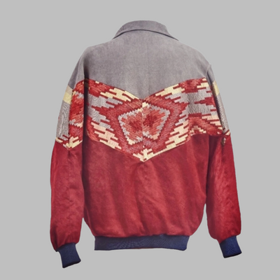 Kilim Bomber Patchwork Jacket Zabazar Jacket description Patchwork Motifs pattern coat, Hand Quilted Sustainable Jacket, Size L , Bomber Jacket, Upcycled vintage Jacket. 100% cotton one of a kind Original Zabazar Product.