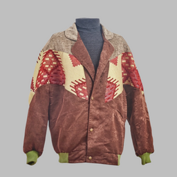 Kilim Bomber Patchwork Jacket Zabazar Jacket description Patchwork Motifs pattern coat, Hand Quilted Sustainable Jacket, Size L , Bomber Jacket, Upcycled vintage Jacket. 100% cotton one of a kind Original Zabazar Product.