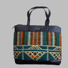 Weekend Kilim Genuine Leather Bag XL size is Handcrafted in Old Cairo, Egypt, This bag is one of a kind  masterpiece, made from vintage fabrics and genuine leather to embody the essence of sustainable luxury.a gift to the world of Ancient craftsmanship meeting modern functionality. A statement of creativity, cultural awareness and limitless style.