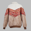 Zabazar Kilim Bomber Patchwork Jacket Patchwork Motifs pattern coat, Hand Quilted Sustainable jacket, Size L, Bomber Jacket, Upcycled vintage Jacket. 100% cotton one of a kind Original Zabazar Product.