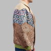 Aztec Navajo bomber Jacket Jacket description Patchwork Aztec Navajo jacket, Hand Quilted Sustainable Jacket, Size L , Corduroy Bomber Jacket, Upcycled Aztec Jacket. 100% cotton Zabazar original one of a kind jackets aztec navajo retro 80's 90's coat