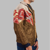 Kilim Bomber Patchwork Jacket Zabazar Jacket description Patchwork Kilim pattern jacket, Hand Quilted Sustainable Jacket, Size L , Bomber Jacket, Upcycled vintage Jacket. 100% cotton one of a kind Original Zabazar Product.