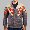 Kilim Bomber Patchwork Jacket Zabazar Jacket description Patchwork Motifs pattern coat, Hand Quilted Sustainable Jacket, Size L , Bomber Jacket, Upcycled vintage Jacket. 100% cotton one of a kind Original Zabazar Product.